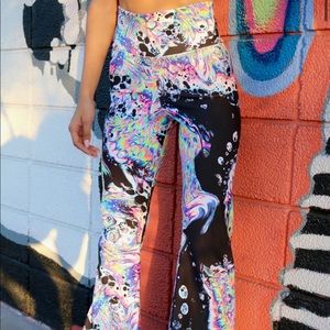 Acid Bath High Waist Bell Bottoms Sz M
